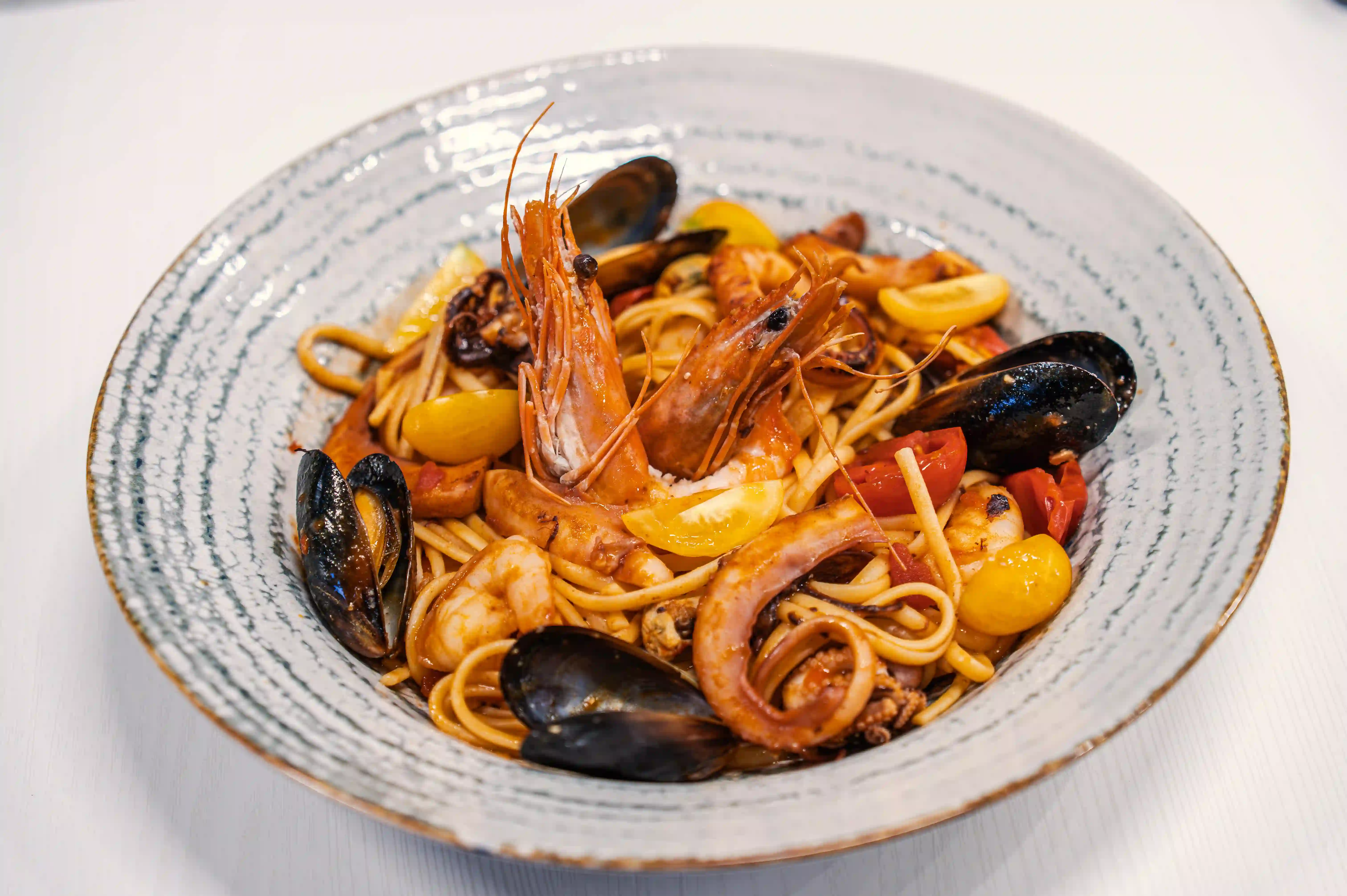 Linguini cu creveți